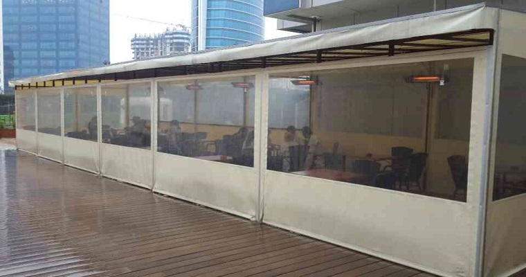 Fermuarlı Şeffaf Branda